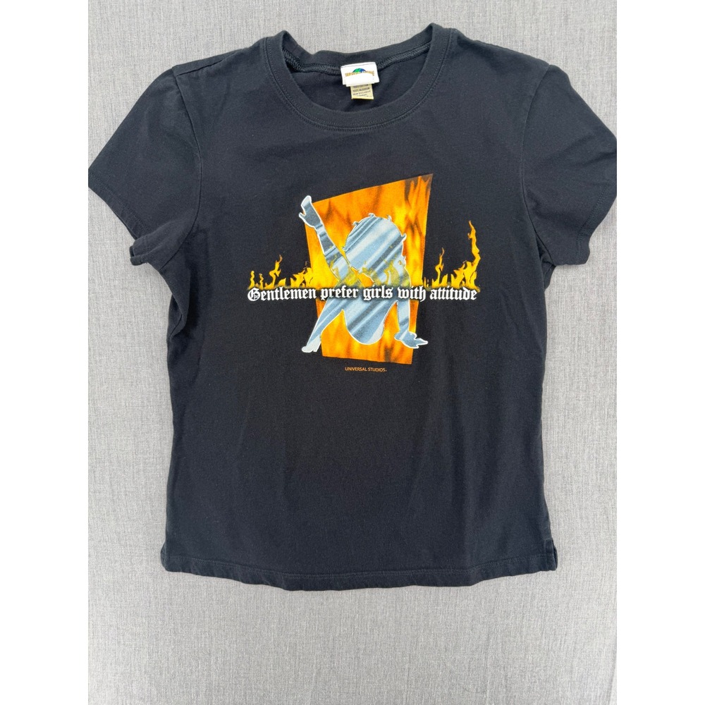 Universal Studios Betty Boop Graphic Tee Black Vintage Y2K